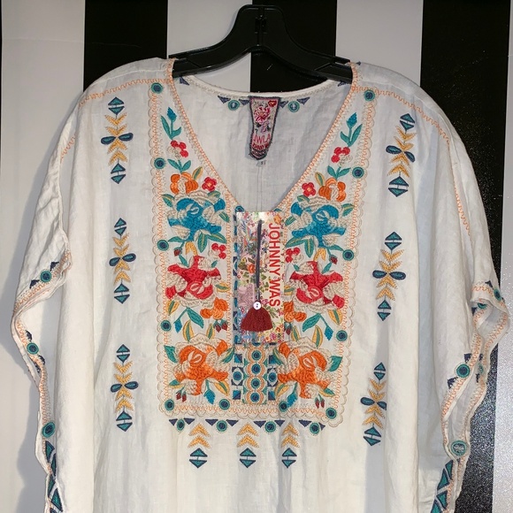 Johnny Was Linen Tunic Dress S/ NWT - Picture 1 of 7